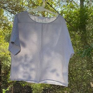 Classic Striped Short Sleeve Women's Tee XL